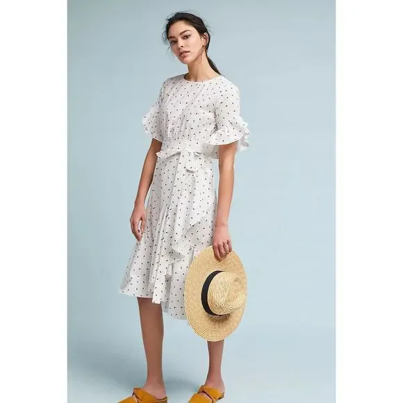 Anthropologie  Rowley Ruffled Dress Size S - Picture 1 of 8